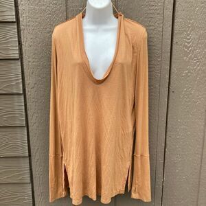 We the Free People Fresh and Clean Long Sleeve Shirt women’s size large